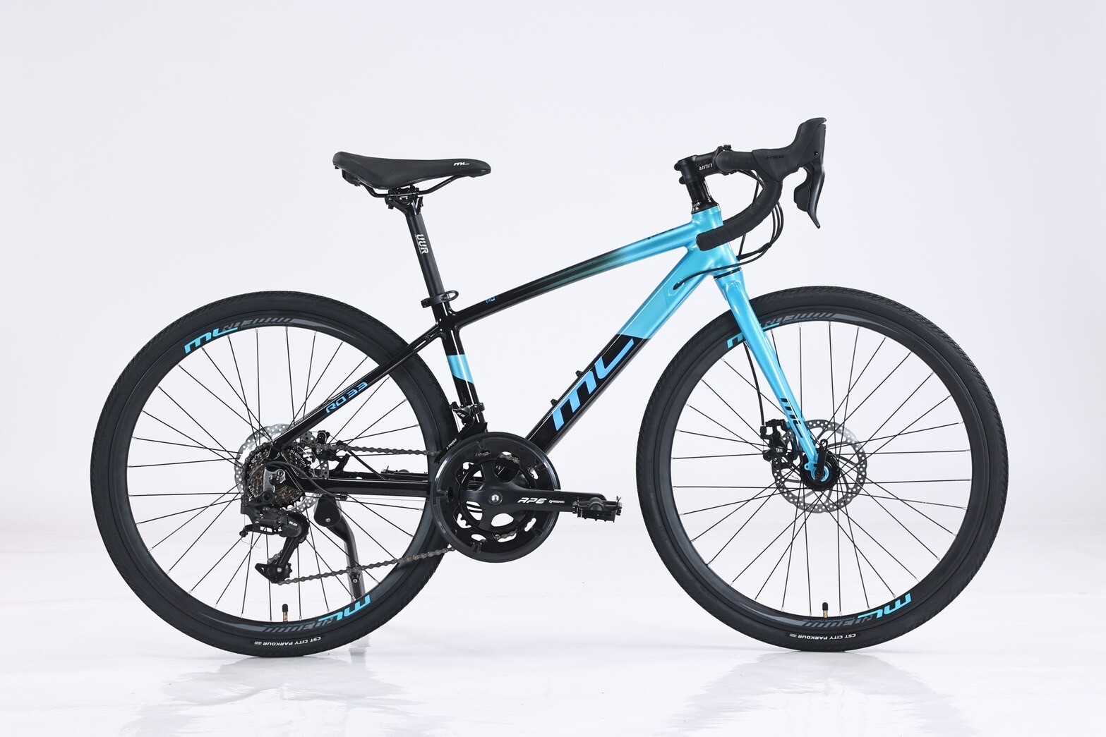 ML美騎樂 RD33S 鋁合金24吋小鐵人甩把公路車 /藍