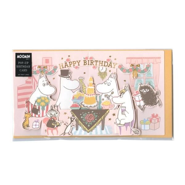 『嚕嚕米』人物留言賀卡生日慶祝 立體 卡片