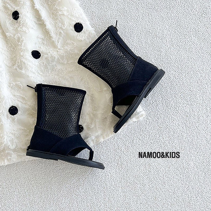正韓夏NAMOO_KIDS 個性鏤空露趾靴