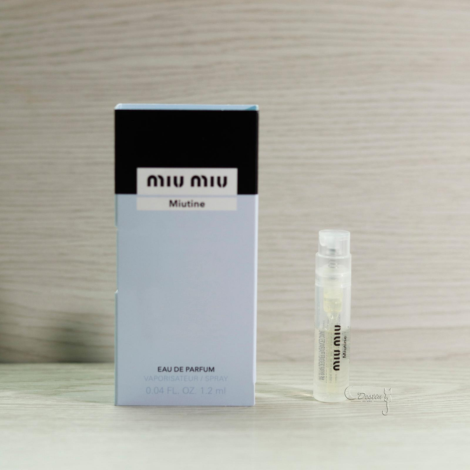 Miu Miu 繆思叛逆Miutine 淡香精1.2mL 可噴式試管香水全新現貨
