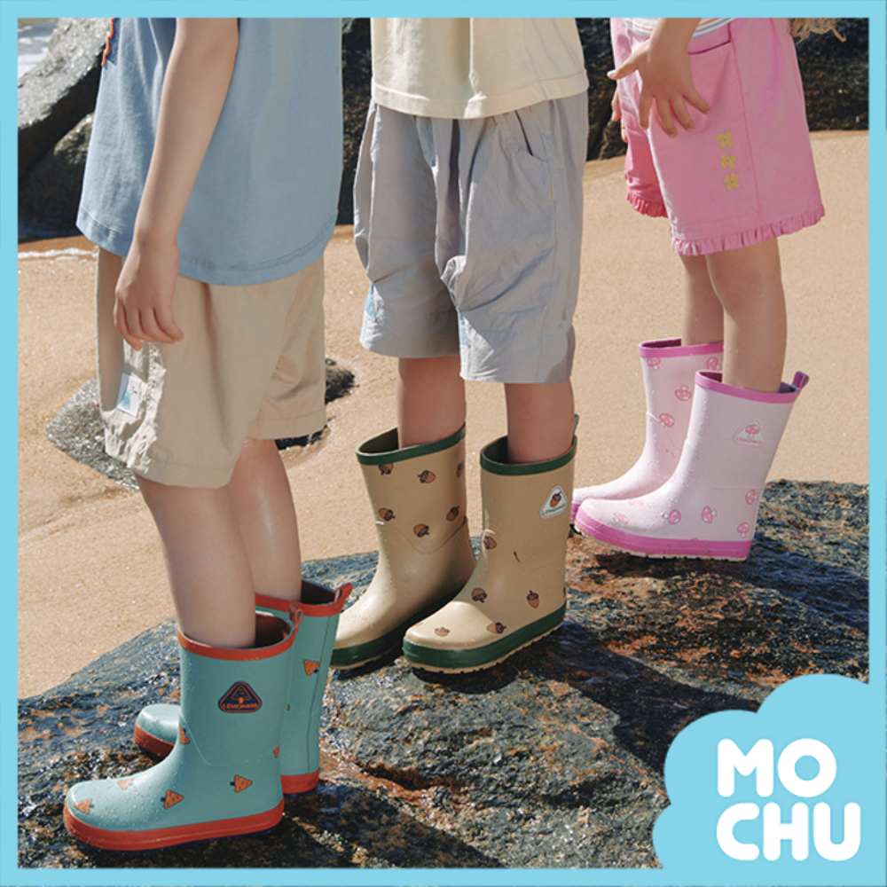 小蔬果中筒兒童雨鞋(三色)