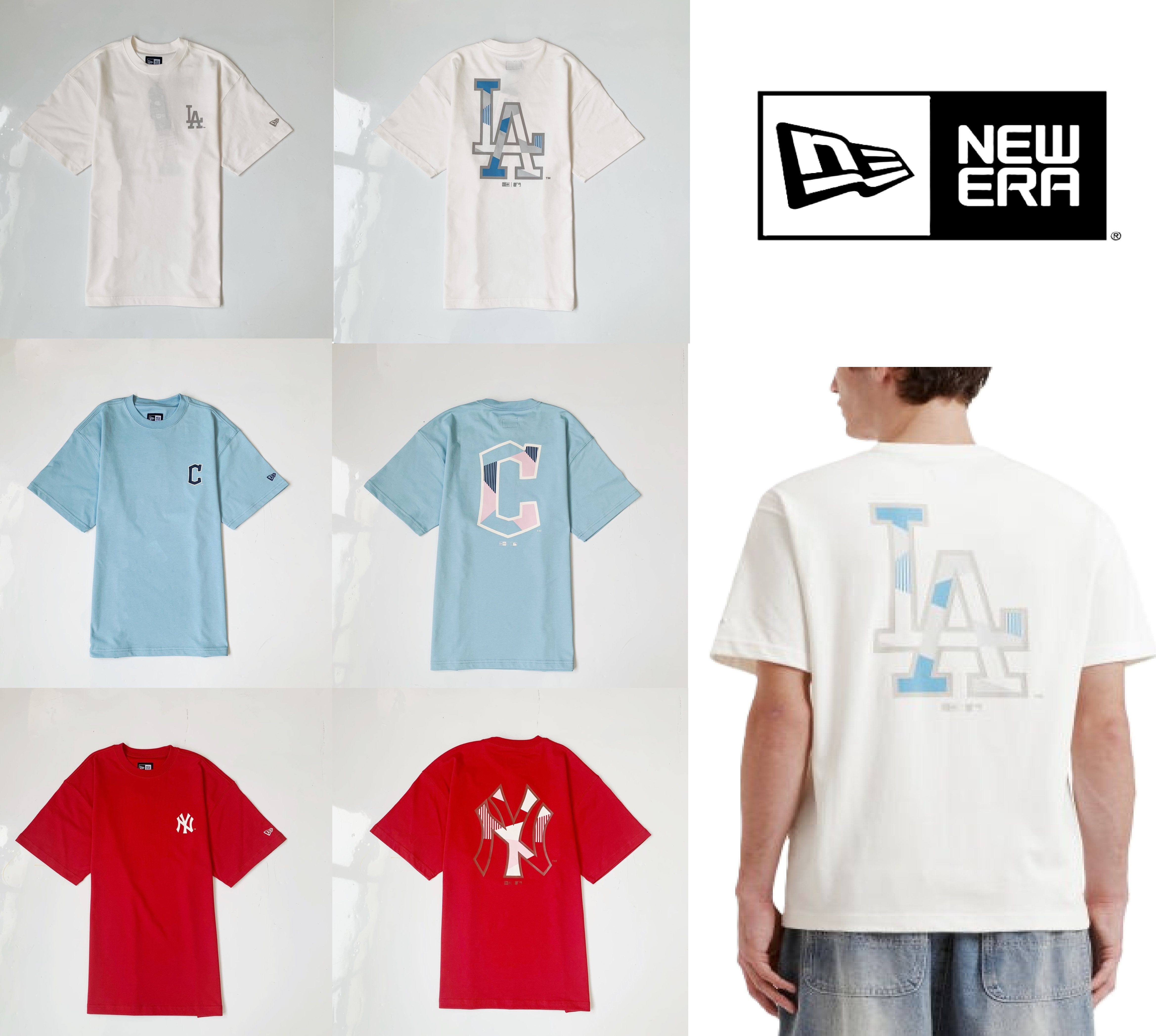 New Era MLB 印花短袖T