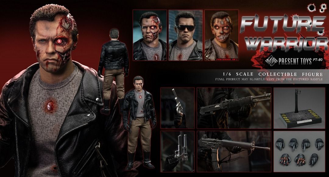 Present toys sp80 1/6 scale future warrior (Leather version) (現貨)