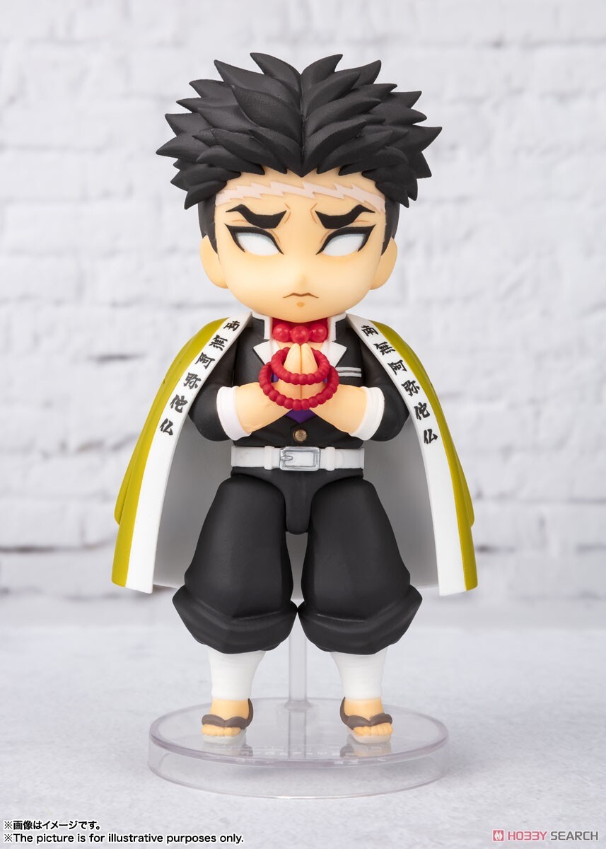 萬代 Figuarts mini 岩柱悲鳴嶼行冥 鬼滅之刃 可動完成品
