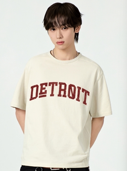 【OWN】Dimitri Black 美國 城市 拱型 Logo 短袖 短版 落肩 上衣 潮流 春夏 不分男女 炭灰 奶油白 深藍 橄欖綠