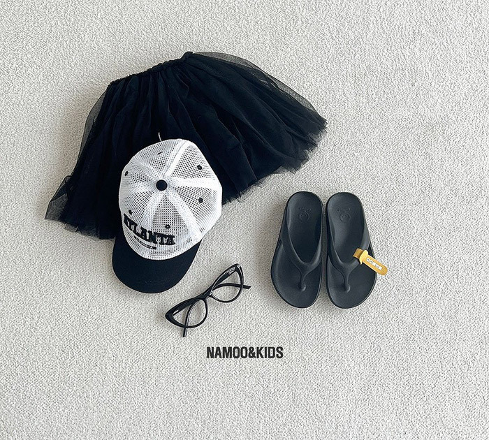 正韓夏NAMOO_KIDS 三色韓系慵懶感拖鞋