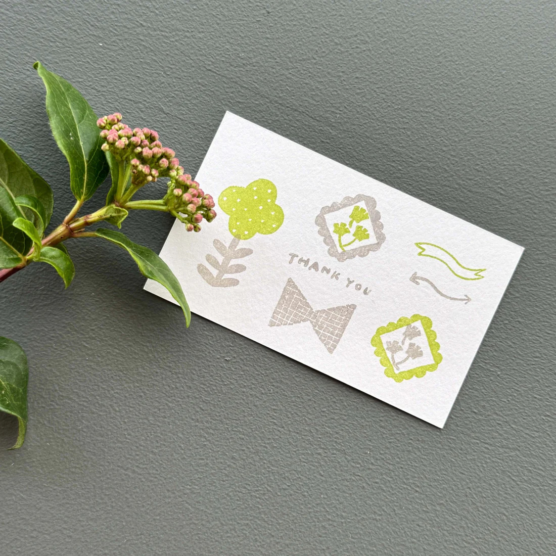 水縞 自在水晶印章 Pocket｜salvia x 水縞｜Thank You｜水縞 JAPAN