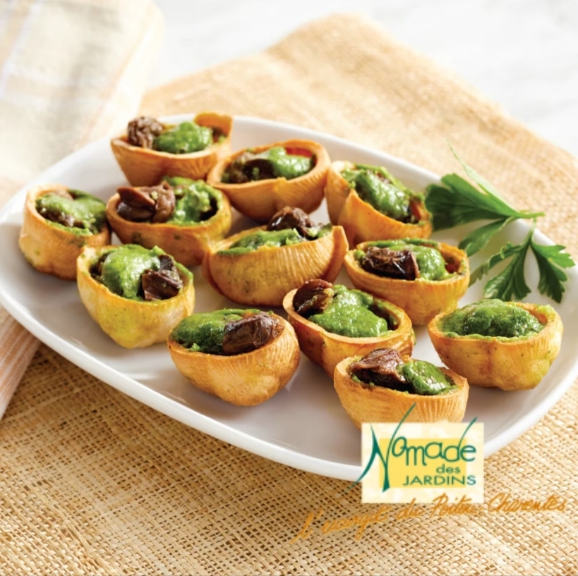 冷凍 法國 酥皮香蒜大灰蝸牛 (法式田螺) 12顆