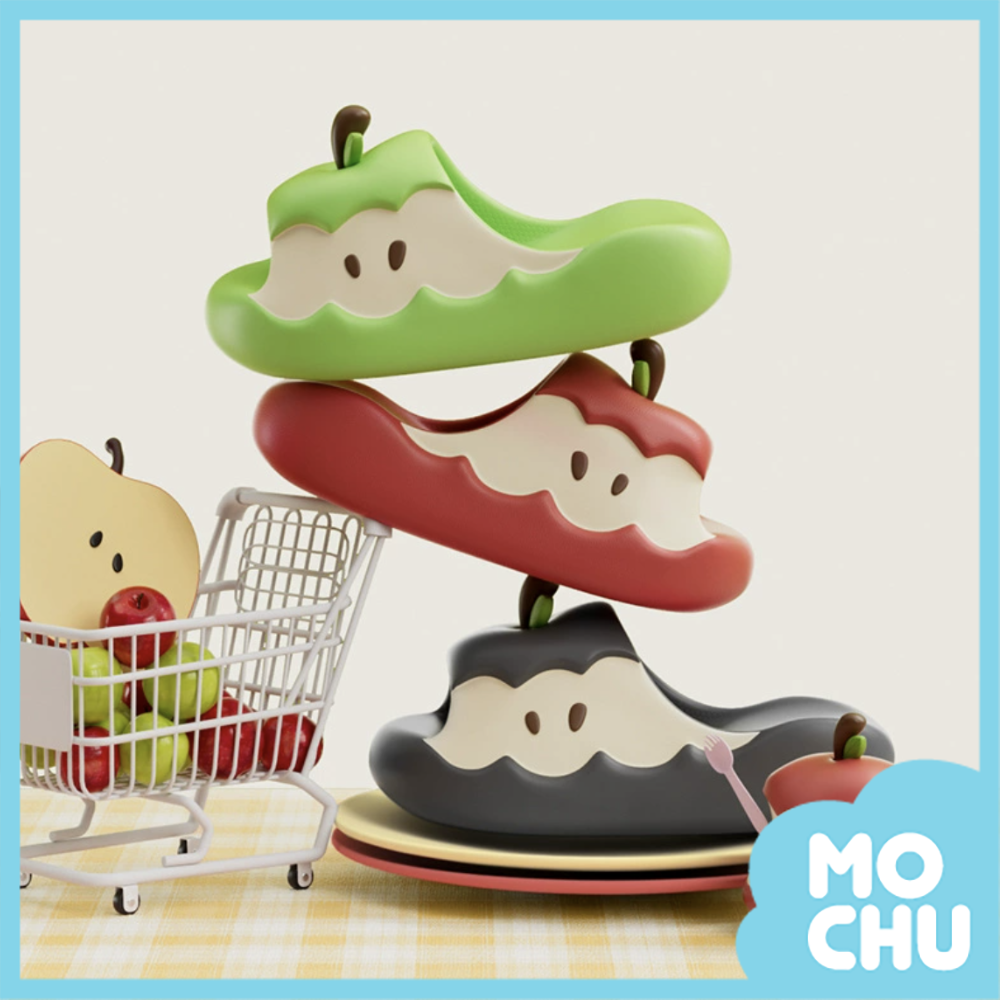 咬一口蘋果親子拖鞋(八色)