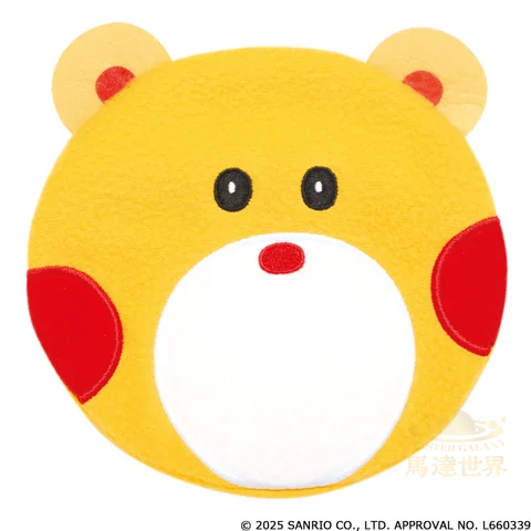 IP4扭蛋-Hello Kitty Nakayoshi！毛絨臉收納包-Thomas