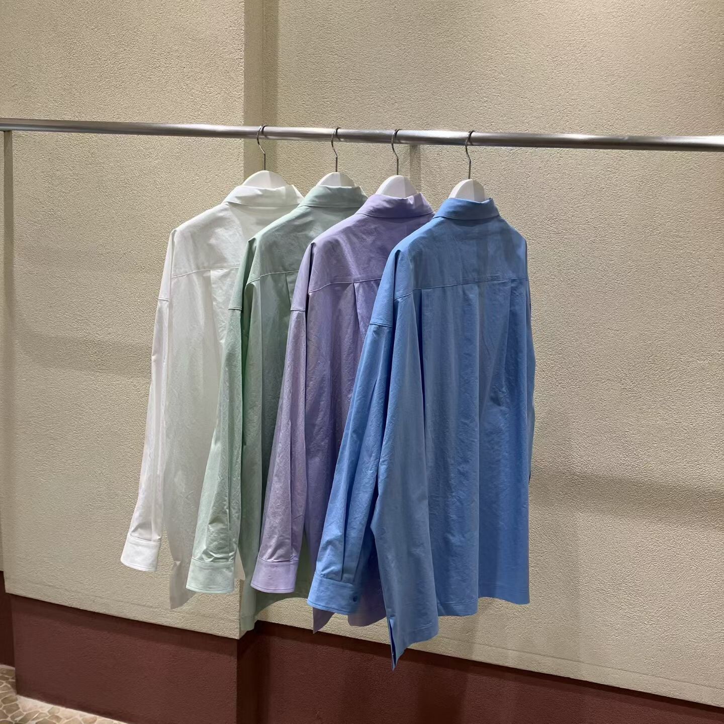 雙口袋寬版襯衫