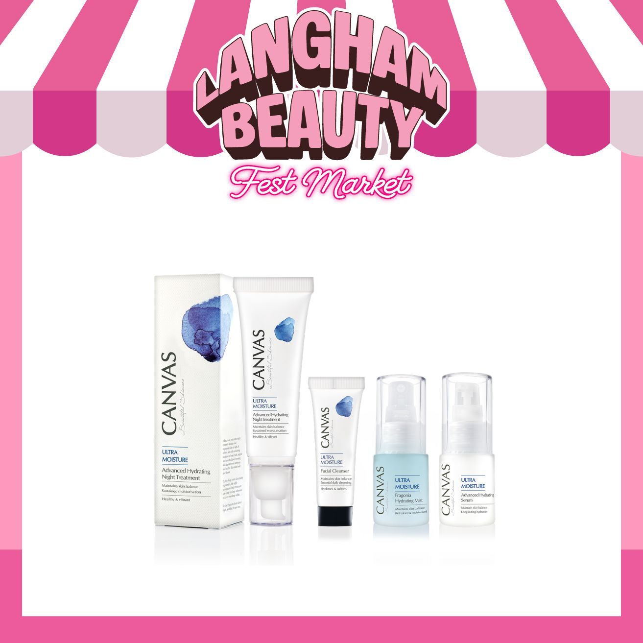 CANVAS 高效水漾保濕套裝