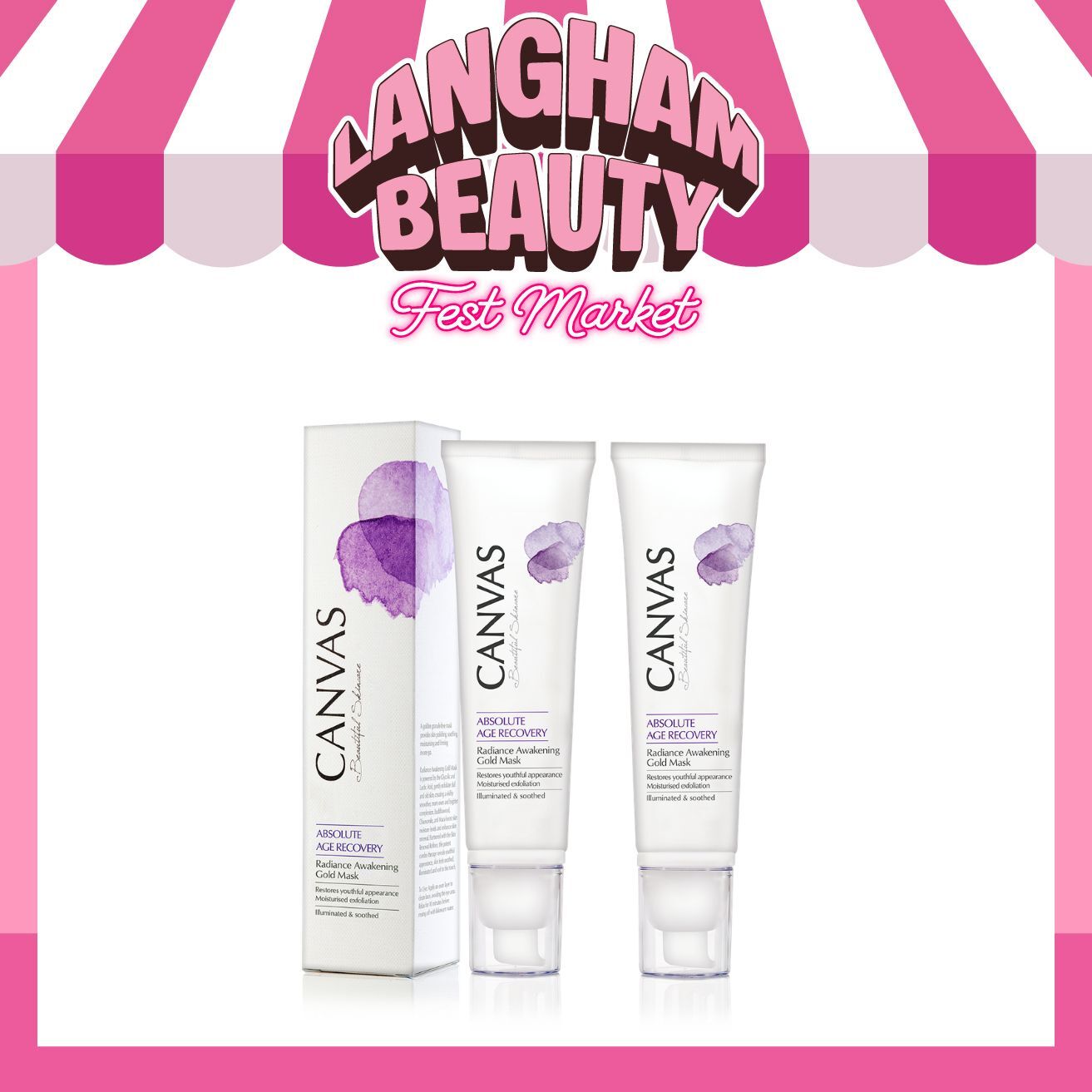 CANVAS 煥膚亮肌金面膜買一送一