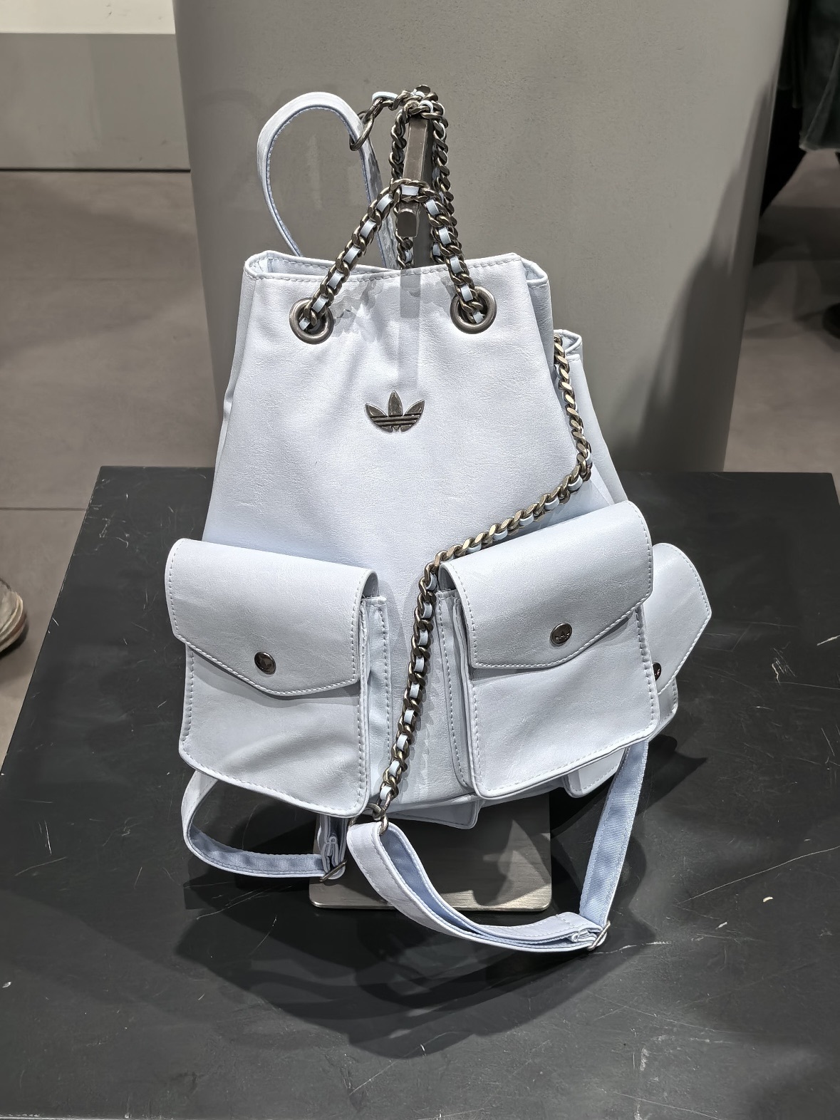 <韓國限定✨> Adidas Originals 小香風 後背包 寶寶藍