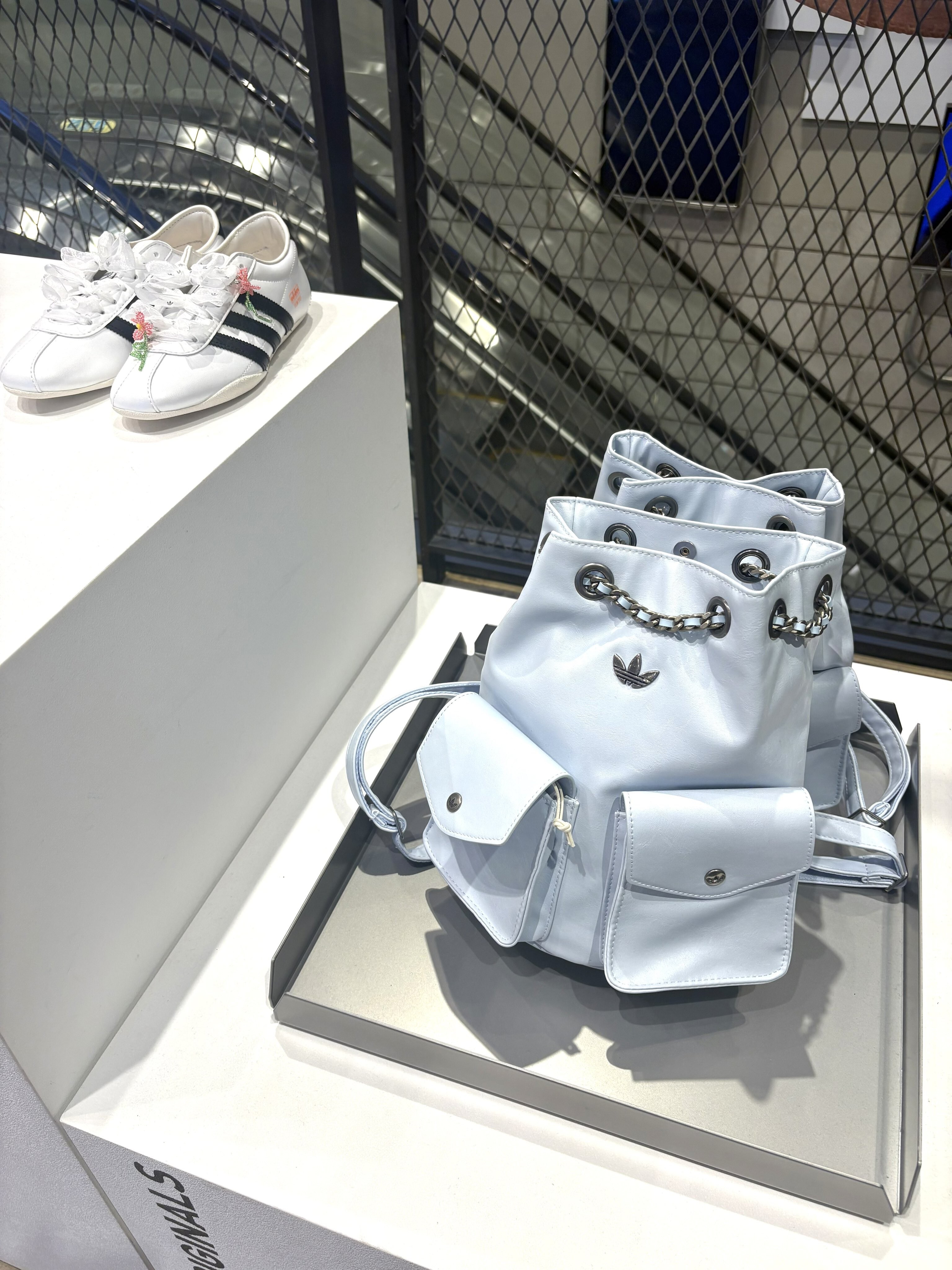 <韓國限定✨> Adidas Originals 小香風 後背包 寶寶藍