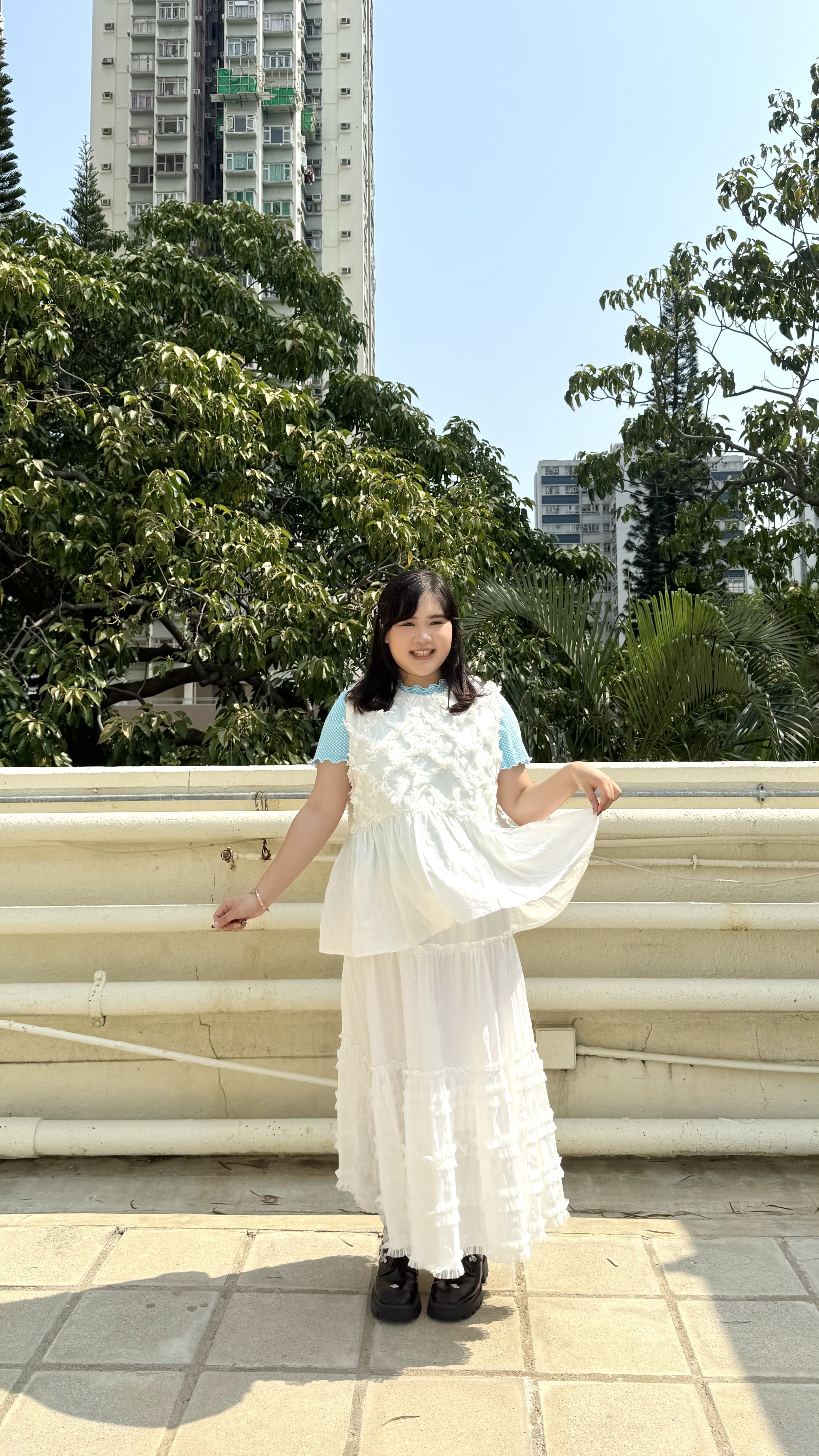 菱格蘇蘇棉麻背心