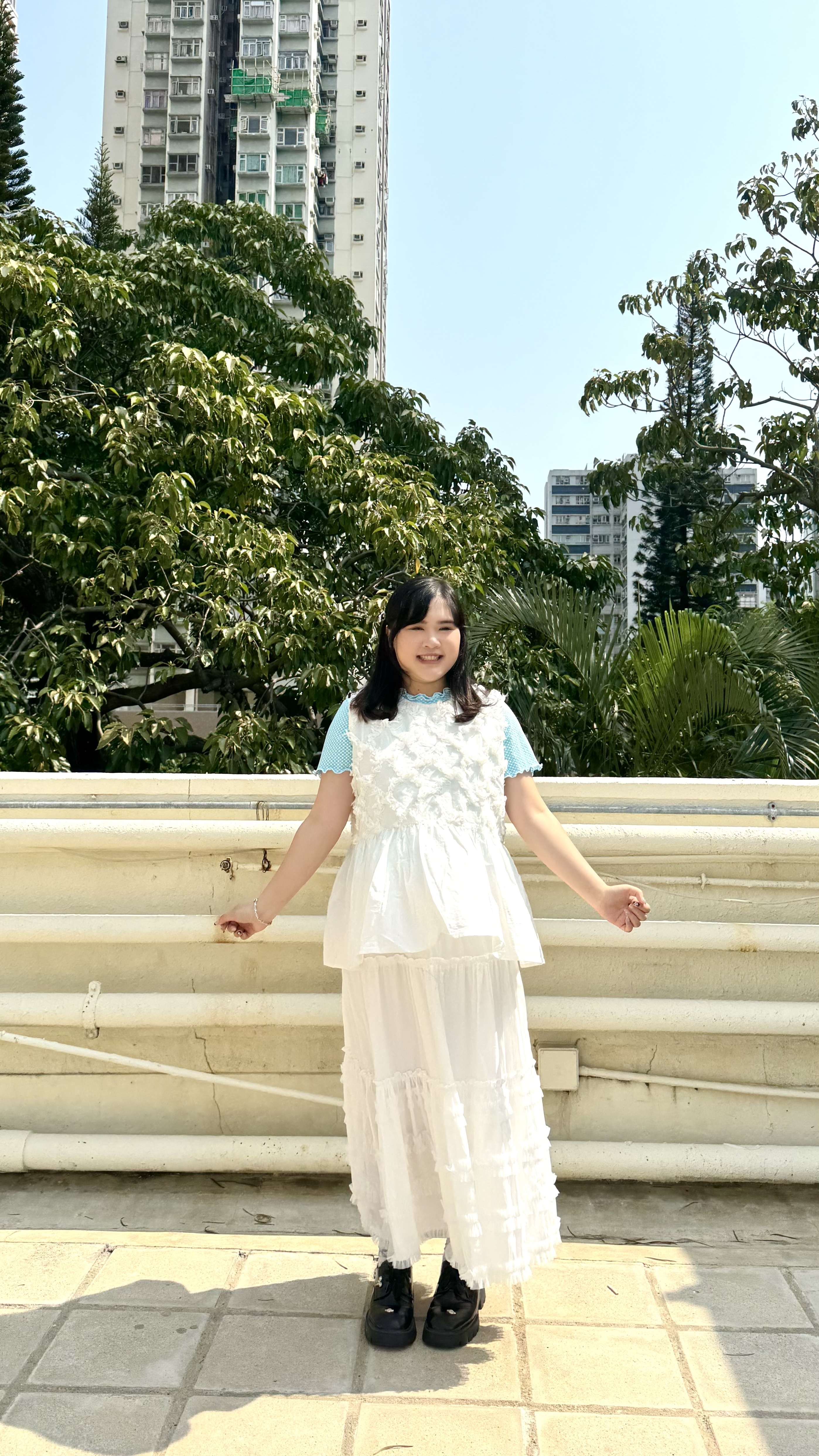 菱格蘇蘇棉麻背心