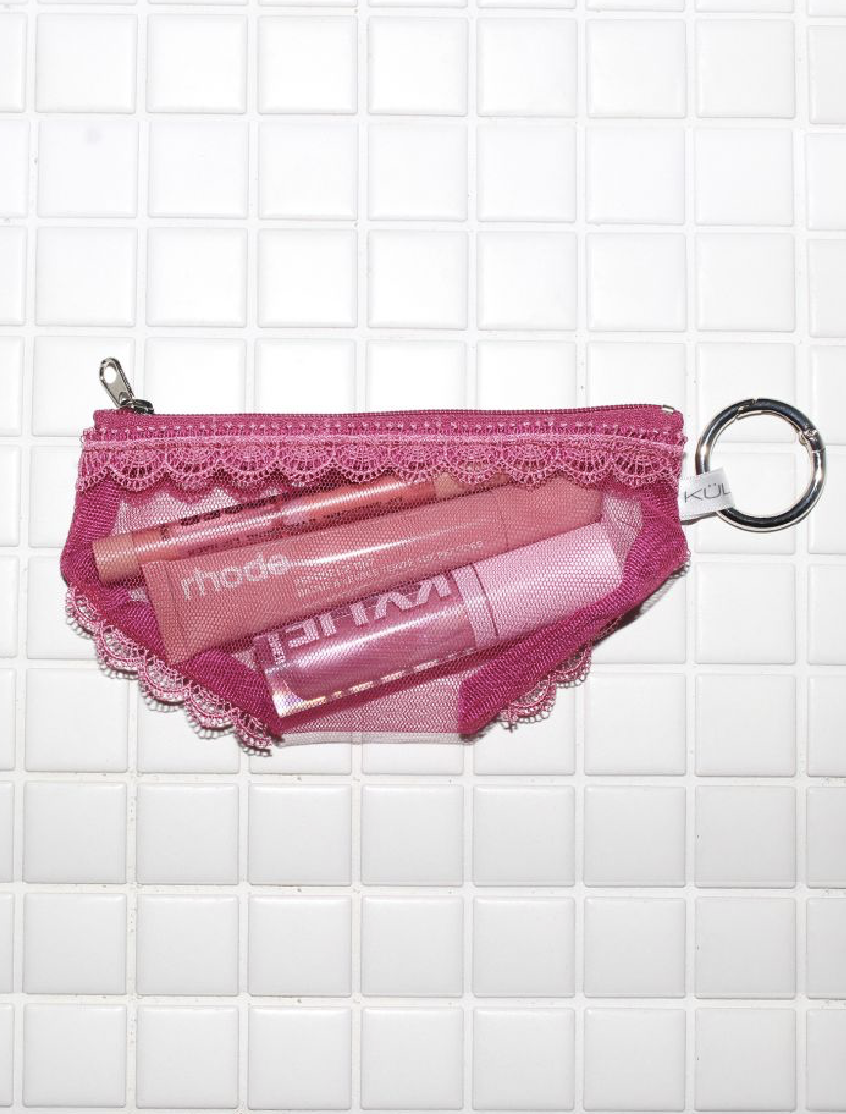 KUL Cheeky Pouch 迷你收納包 -紅色蕾絲