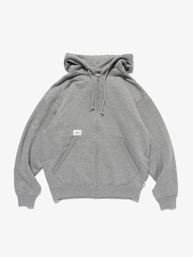 [現貨] WTAPS SS26 THROWDY / ZIP HOODY / COTTON | ASH GRAY