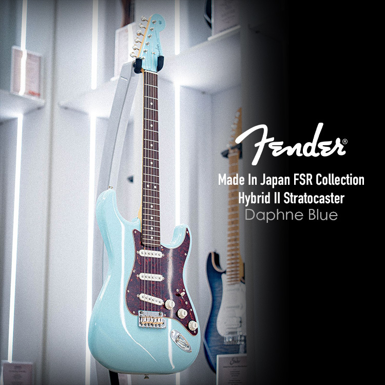 限定款 Fender Japan FSR Hybrid II Stratocaster DNB 電吉他
