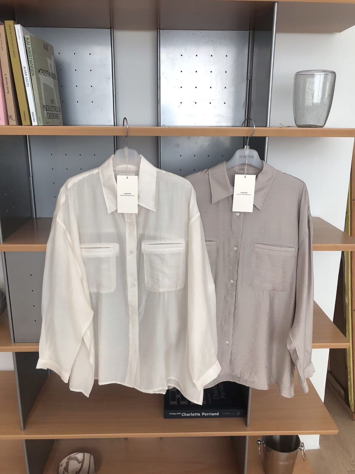 LB6001 微透緞光襯衫