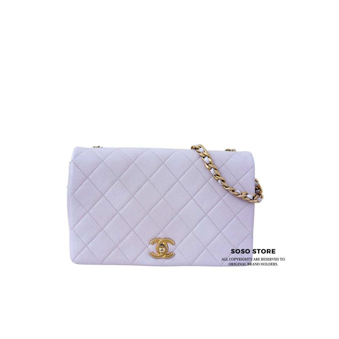 Chanel Seasonal Flap Bag - Light Purple / Ghw
