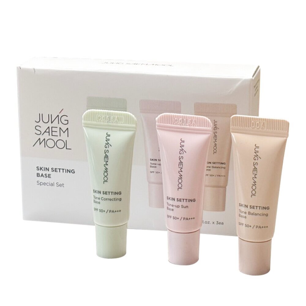 JUNG SAEM MOOL (鄭瑄茉) 三色妝前乳小樣組合 3ml x3