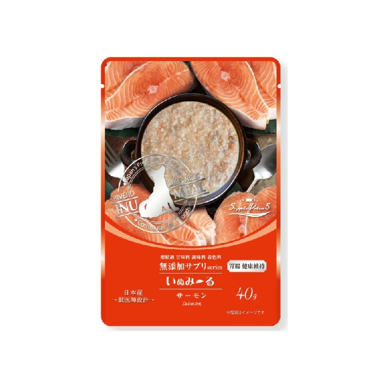 INU MEAL 犬用 無添加 腸胃護理 三文魚濕糧包 40g