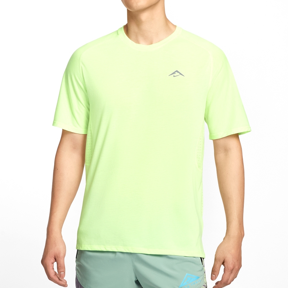 NIKE 短T AS M NK DFADV SOLAR CHASE SS 螢光綠 吸排 運動 短袖 男 HJ3581-701