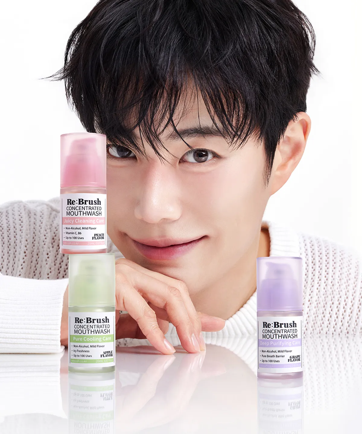 RE:BRUSH 濃縮果汁沁涼漱口水 20ml【3款款式】