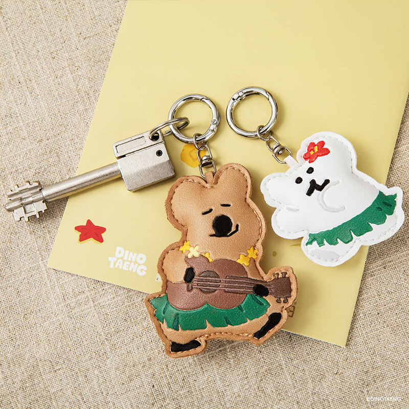 【Dinotaeng】皮革造型鑰匙圈