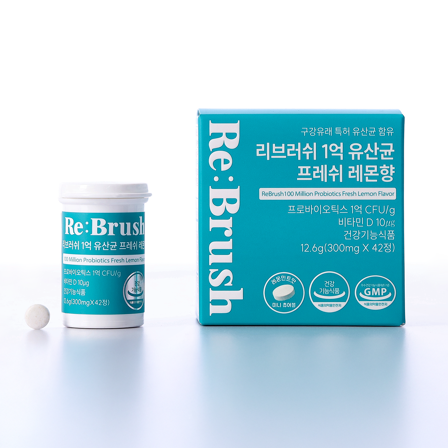 RE:BRUSH 億級口腔益生菌（清新檸檬味 / 42錠）