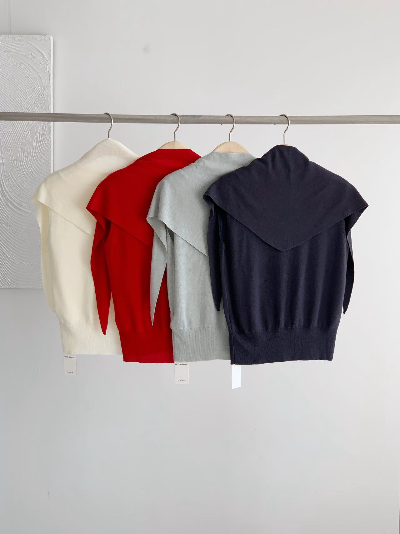 AW6006 披肩設計針織背心