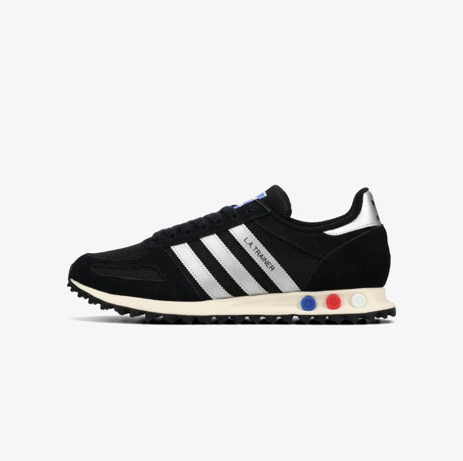 【 adidas LA TRAINER OG 運動休閒鞋款 - 黑 】