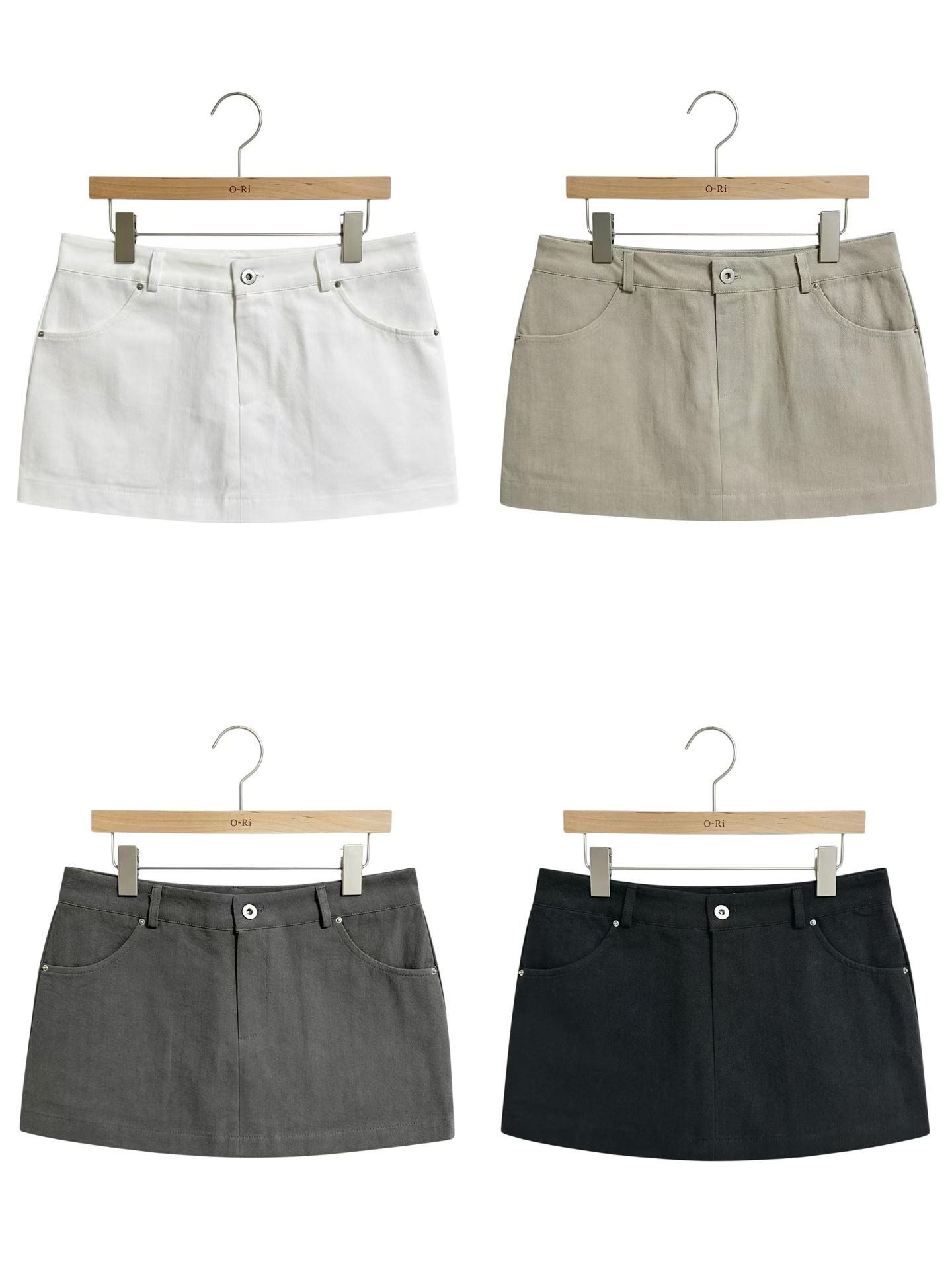 【comeback】ORI mid-waist skirt