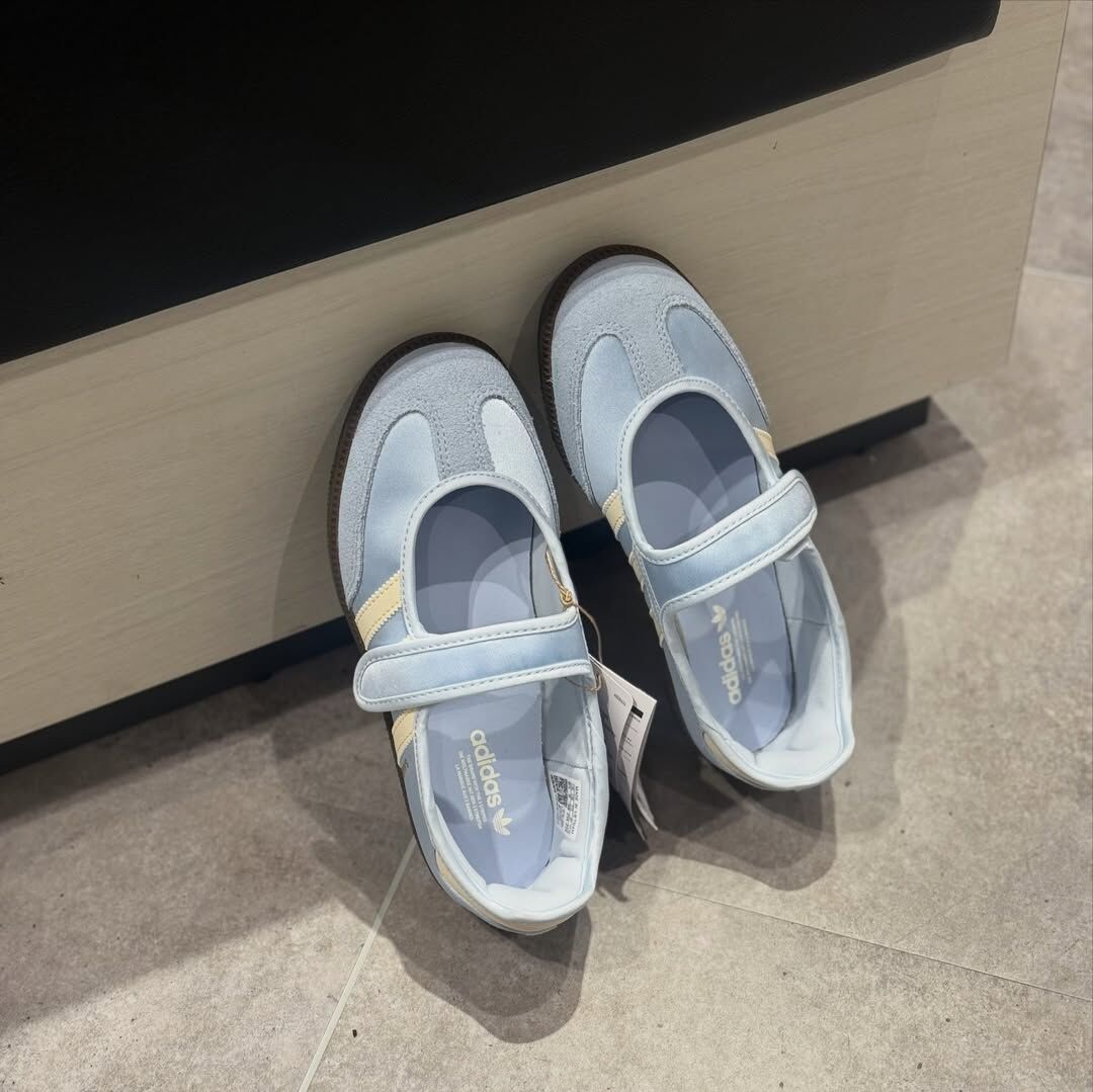 Adidas Originals Samba Jane 日本新款 寶寶藍 焦糖底 森巴 瑪莉珍鞋 IH9206