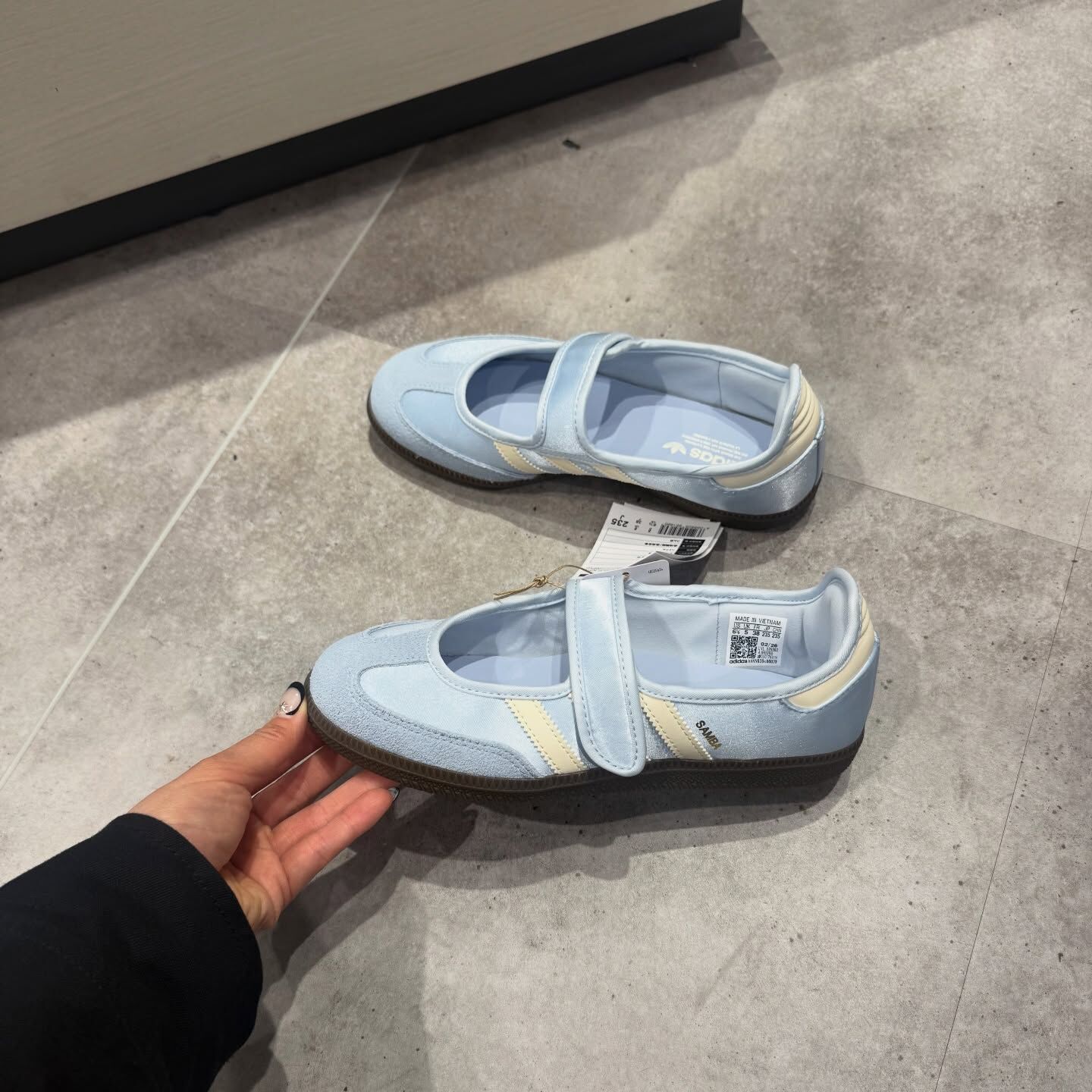 Adidas Originals Samba Jane 日本新款 寶寶藍 焦糖底 森巴 瑪莉珍鞋 IH9206