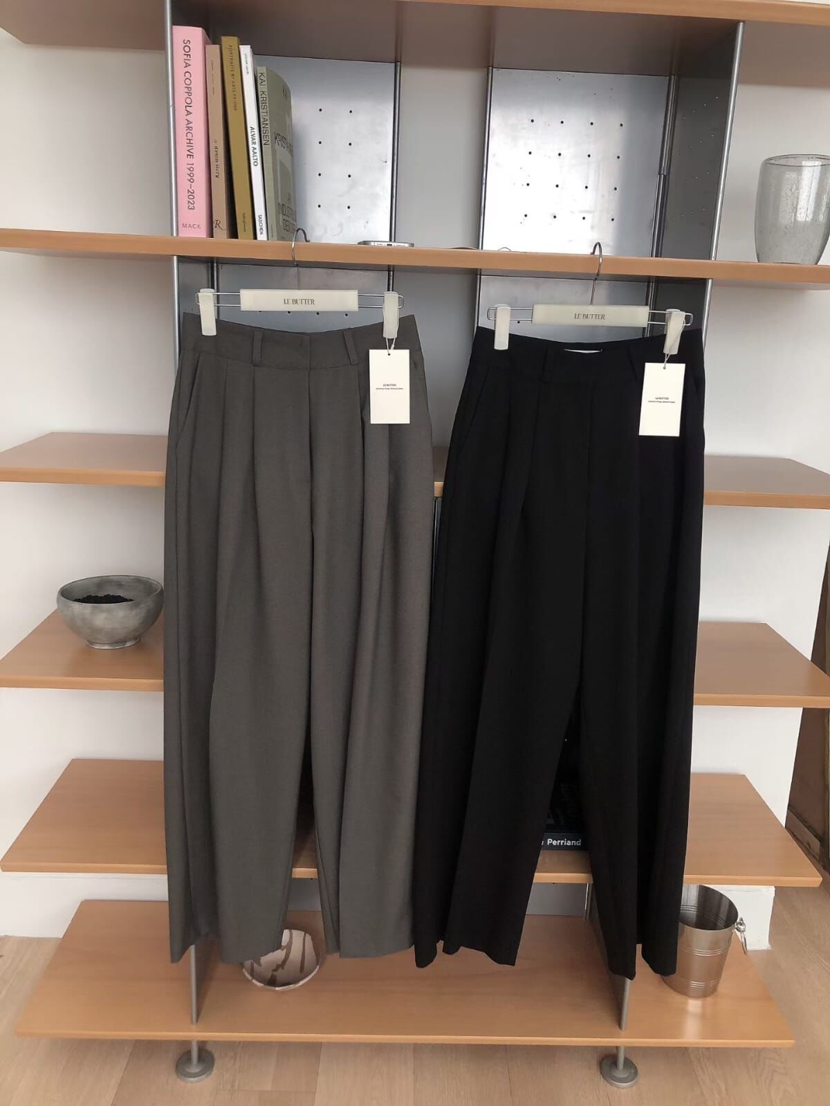 LB6007 寬鬆打摺西褲