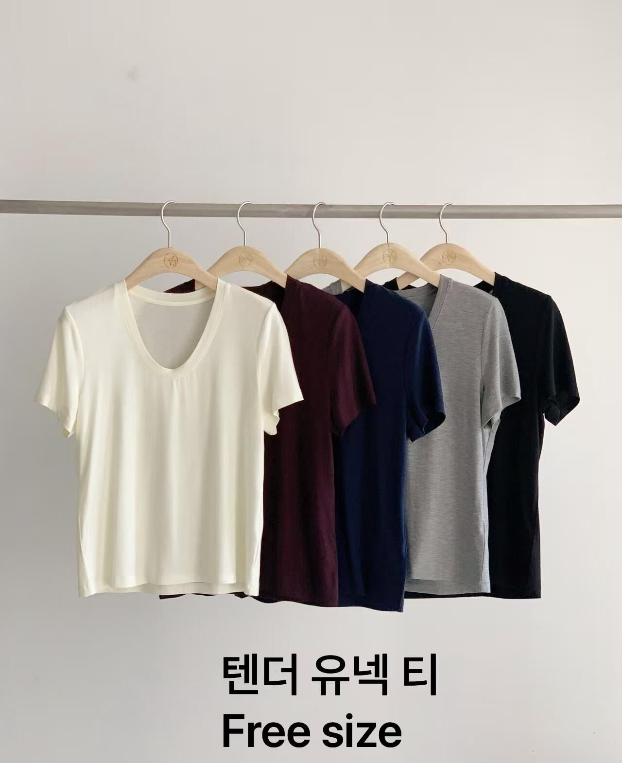 AW6010 大U領舒適面料短袖Tee