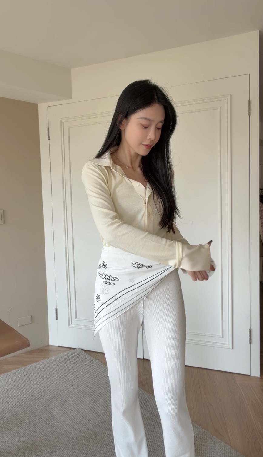 ｜韓國｜浪漫法式玫瑰絲巾