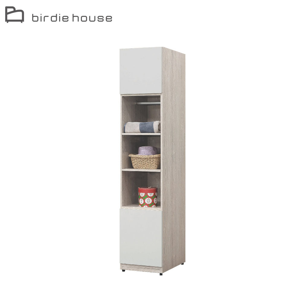 柏蒂家居-巴克利1.3尺二門三開放格衣櫃/衣櫥