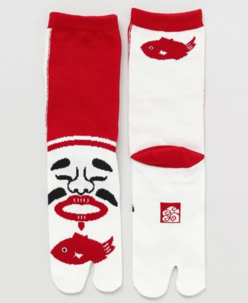 [Amina] 惠比壽 日牌分趾襪