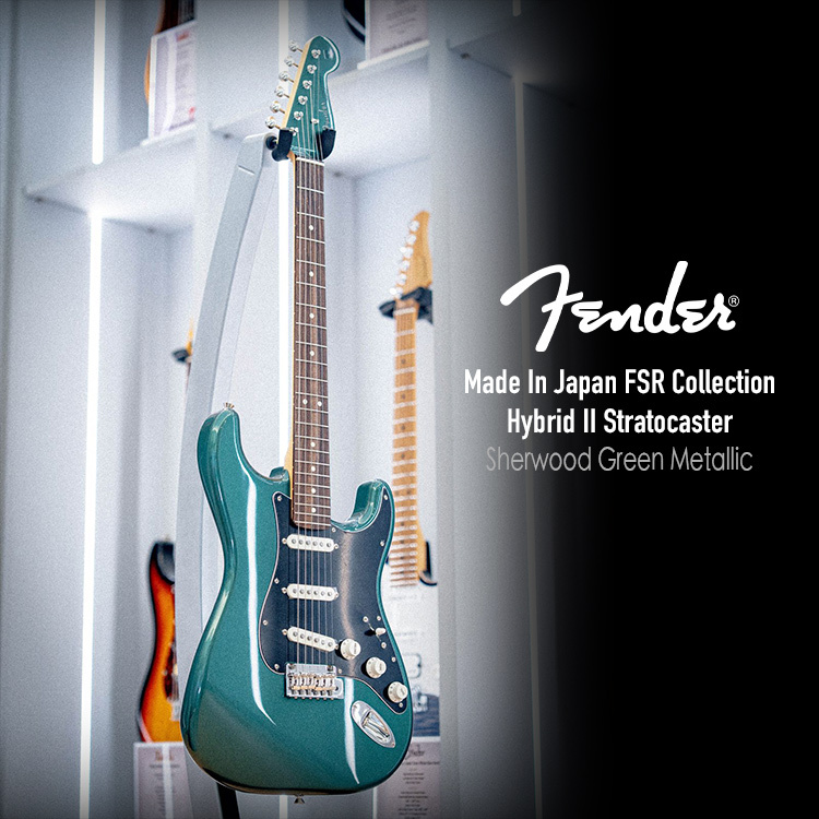 限定款 Fender Japan FSR Hybrid II Stratocaster SGM 電吉他