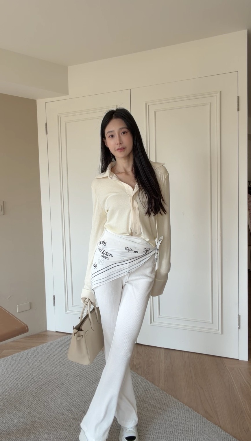 ｜韓國｜氣質垂墜微喇叭褲*腿比例超長*