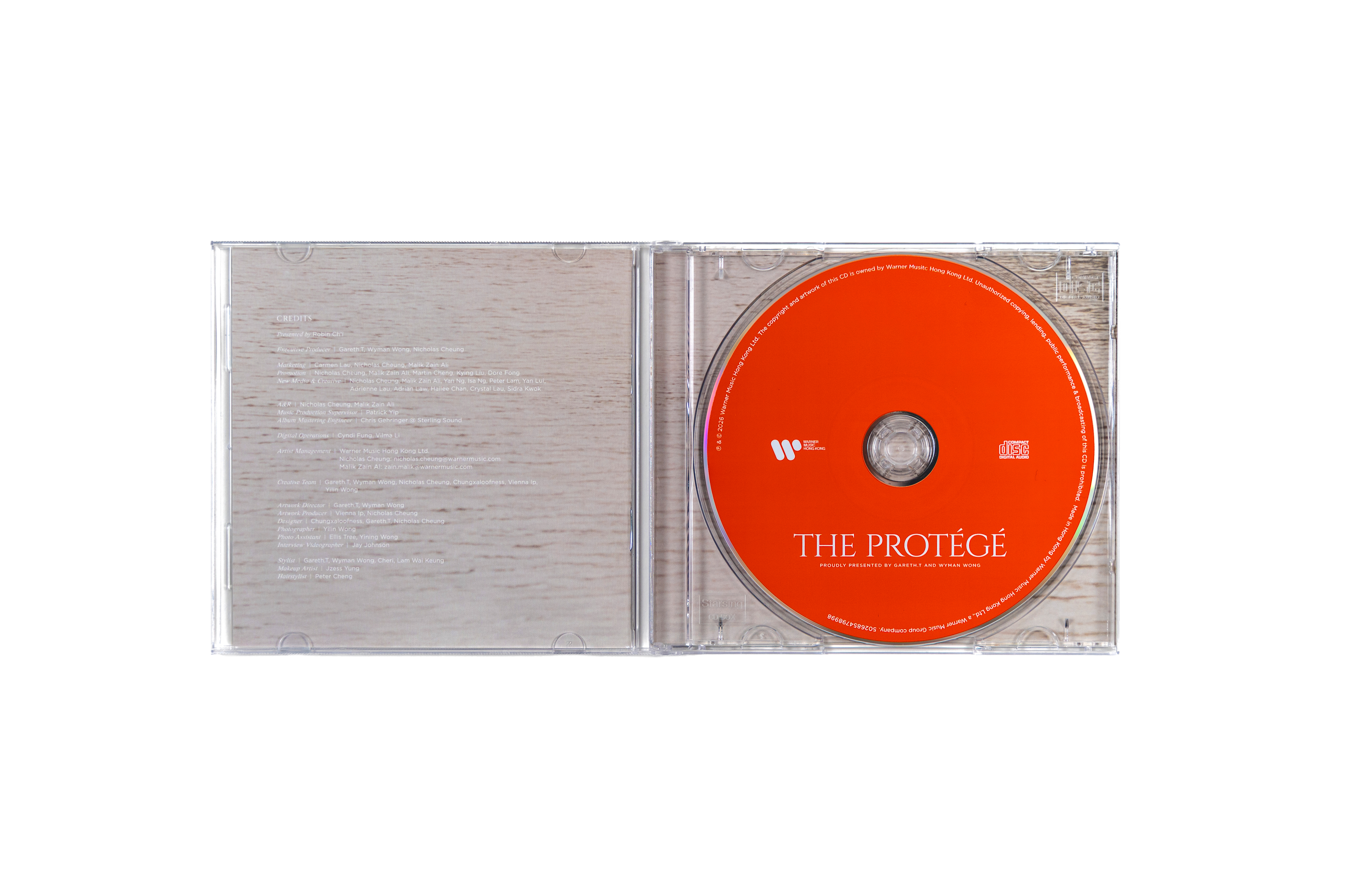 Gareth.T 湯令山 & 黃偉文 概念專輯《THE PROTÉGÉ》訂購 - 4月2日開始經本地順豐出貨