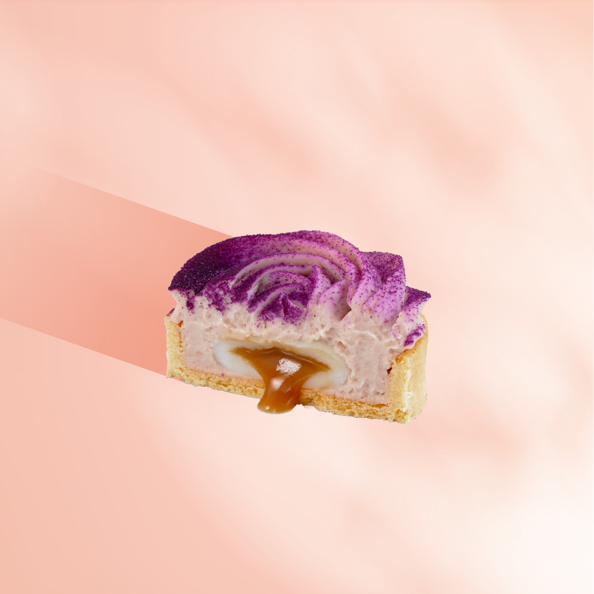 法布甜 焦糖流心芋頭塔 (蛋奶素)