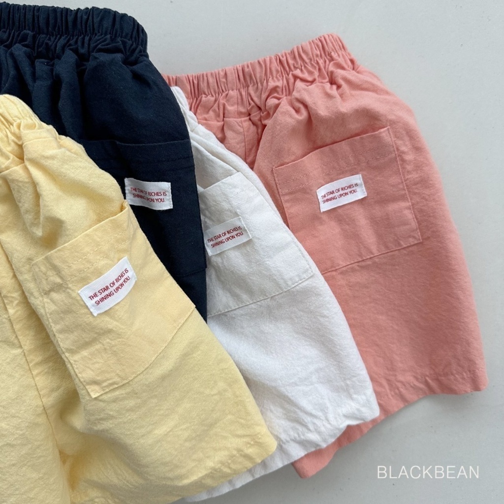 韓國🇰🇷BLACKBEAN 粉彩休閒短褲(BS-BM/S-XL)