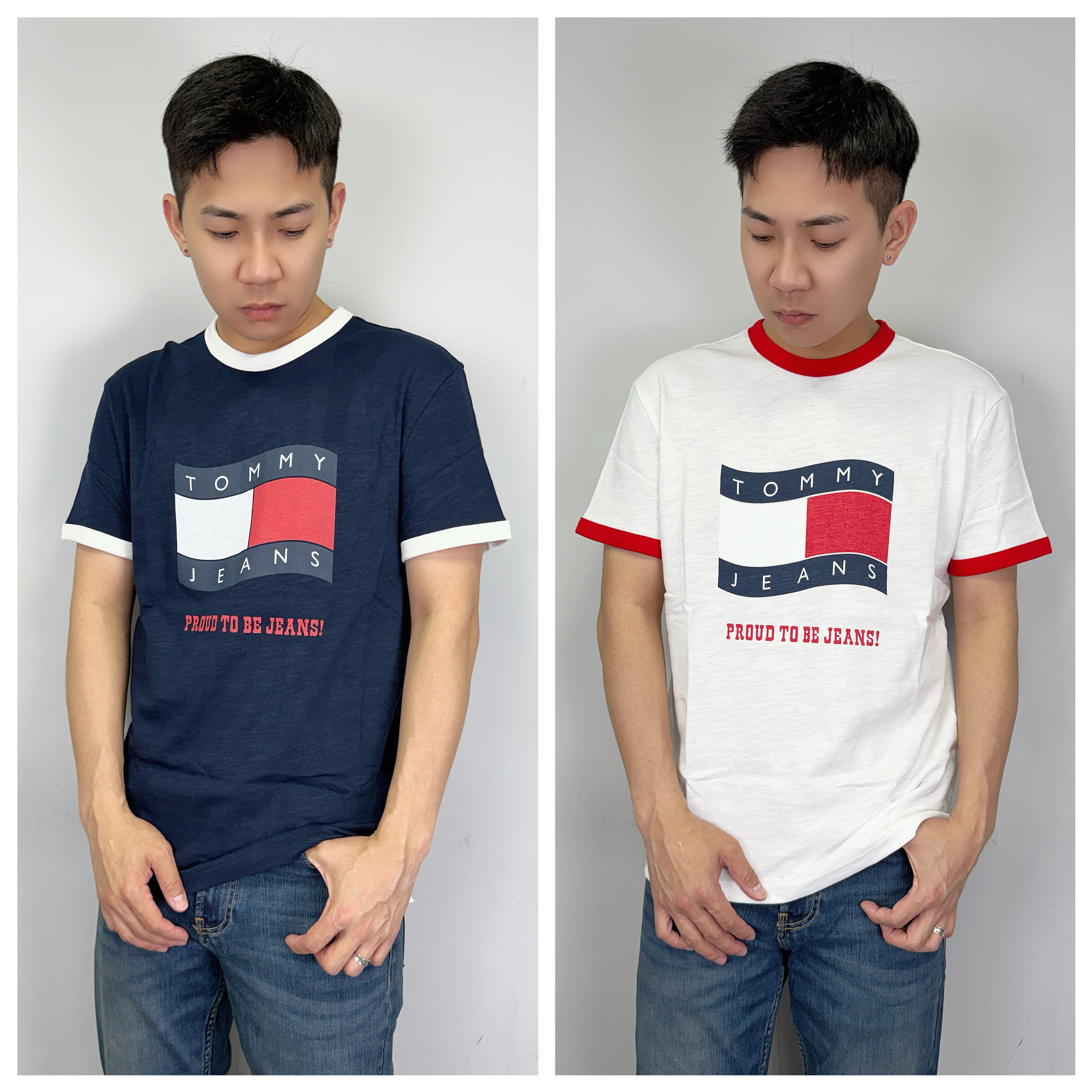 Tommy Jeans 滾邊 大國旗 短袖上衣 短T