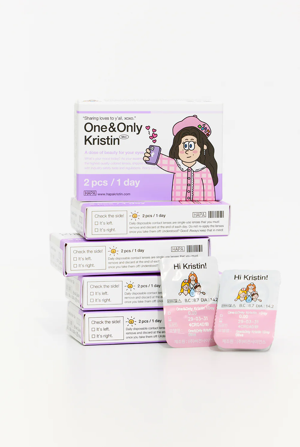 HAPA KRISTIN One & Only 1 Day 明星款式迷你試用套裝