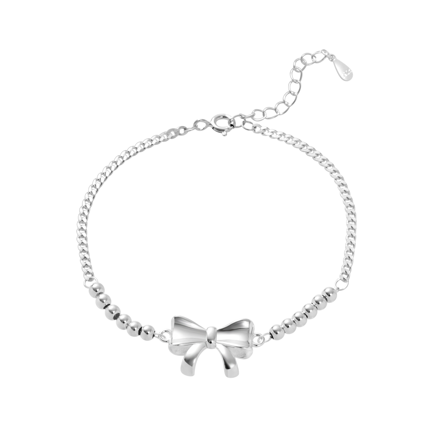 純銀,蝴蝶結,手鍊,平價飾品